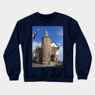 Lyme Regis,The Guildhall. Crewneck Sweatshirt